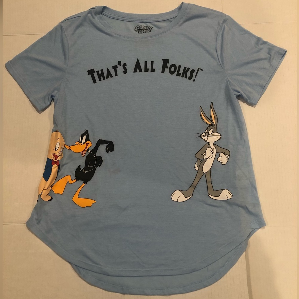 Looney Toons - That’s All Folks - t shirt Women’s Size L